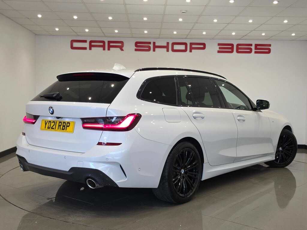 BMW 3 Series 320D Mht M Sport YD21RBP White #3