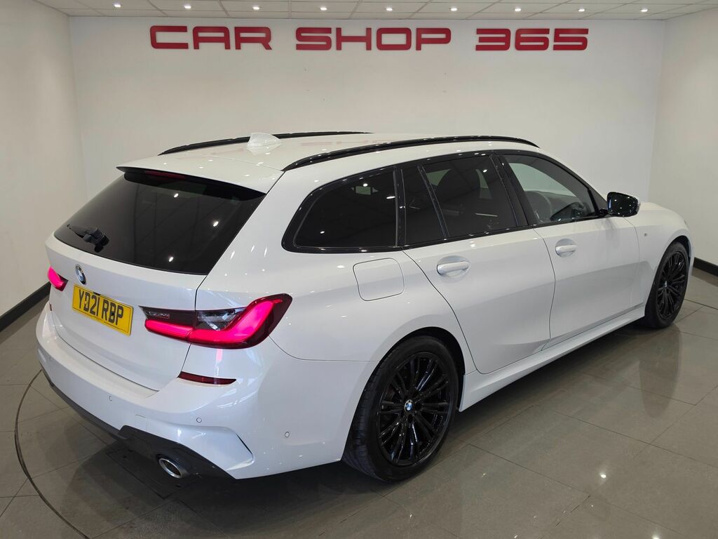 BMW 3 Series 320D Mht M Sport YD21RBP White #2