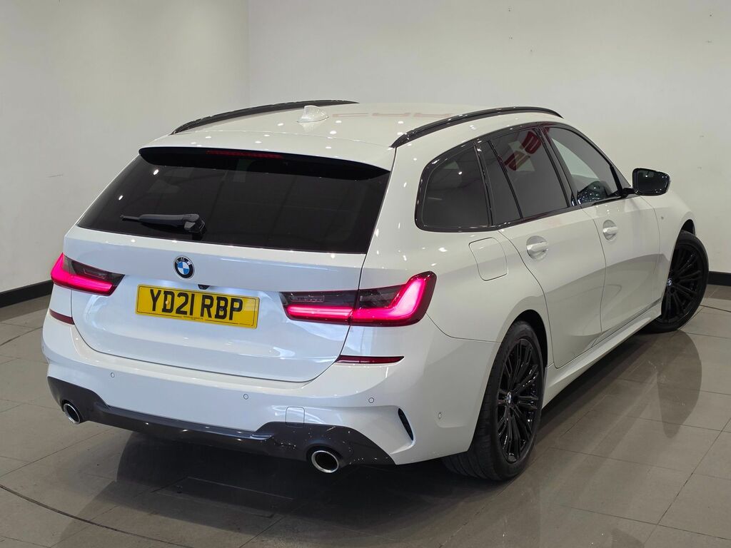 BMW 3 Series 320D Mht M Sport YD21RBP White #4