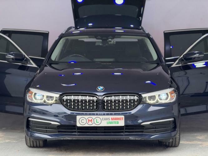 BMW 5 Series Se Blue #7