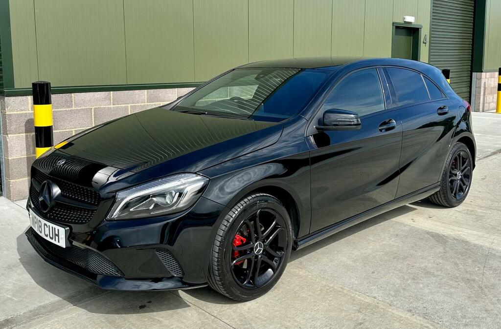 Mercedes-Benz A Class Hatchback 1.5 A180d Sport Edition Euro 6 Ss WP18CUH Black #3