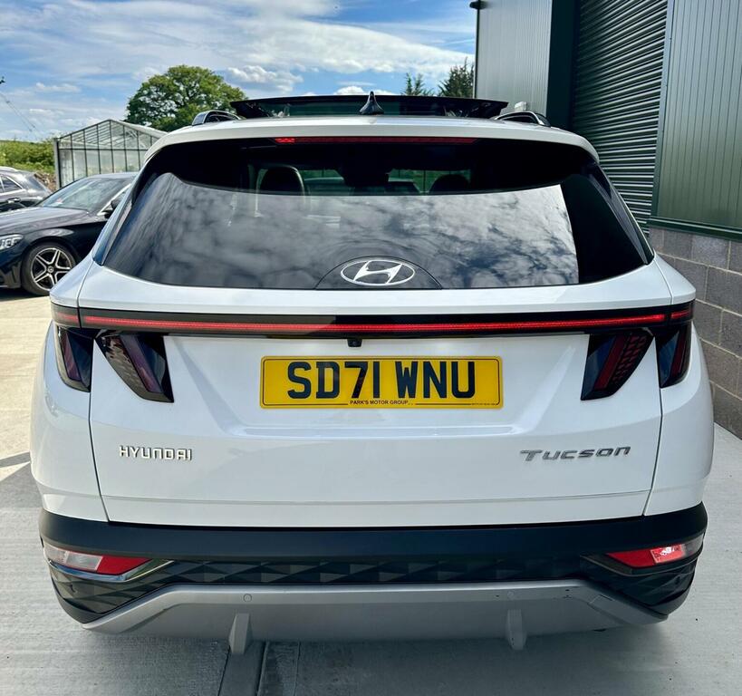 Hyundai Tucson Suv 1.6 T-gdi Ultimate Euro 6 Ss 202171 SD71WNU White #3