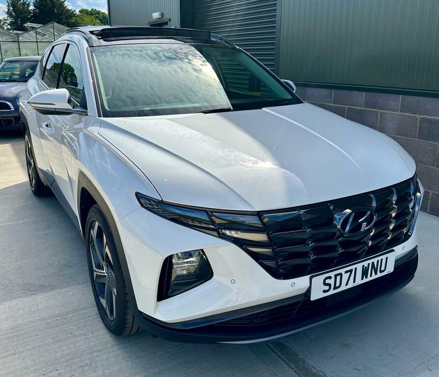 Hyundai Tucson Suv 1.6 T-gdi Ultimate Euro 6 Ss 202171 SD71WNU White #6