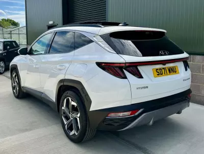 Hyundai Tucson Suv 1.6 T-gdi Ultimate Euro 6 Ss 202171 SD71WNU White