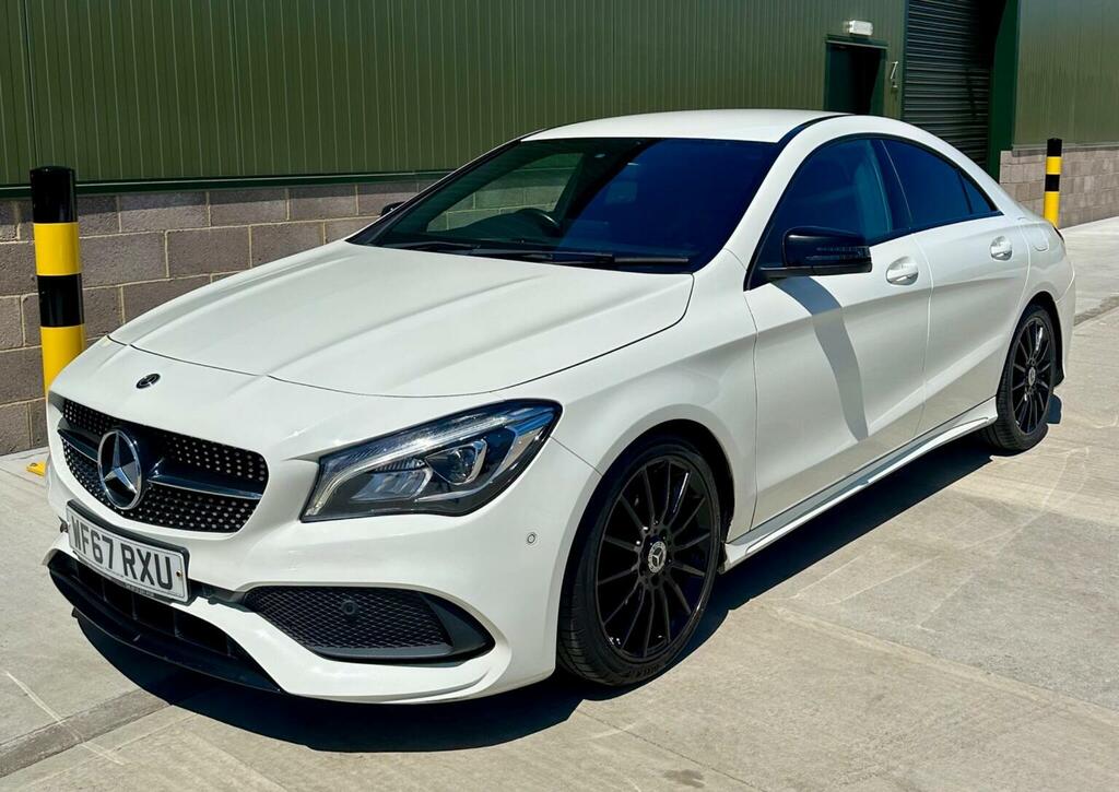 Mercedes-Benz CLA Class Saloon 1.6 Cla180 Amg Line Coupe 7G-dct Euro 6 S WF67RXU White #4
