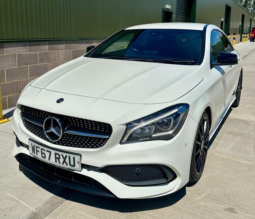 Mercedes-Benz CLA Class Saloon 1.6 Cla180 Amg Line Coupe 7G-dct Euro 6 S WF67RXU White #6