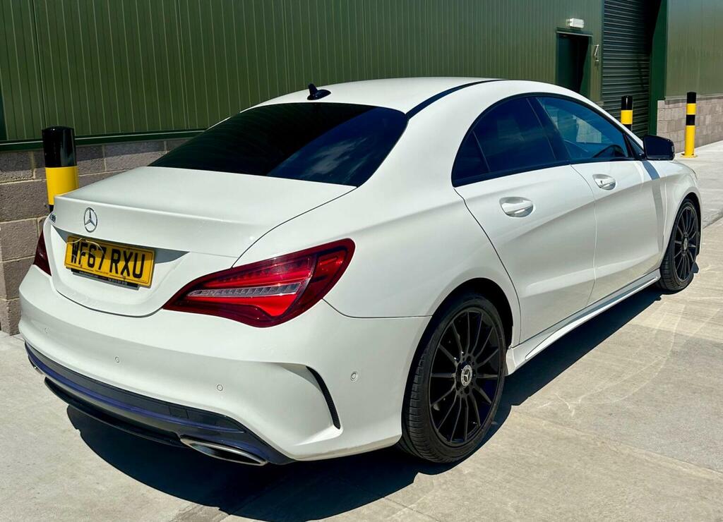 Mercedes-Benz CLA Class Saloon 1.6 Cla180 Amg Line Coupe 7G-dct Euro 6 S WF67RXU White #2