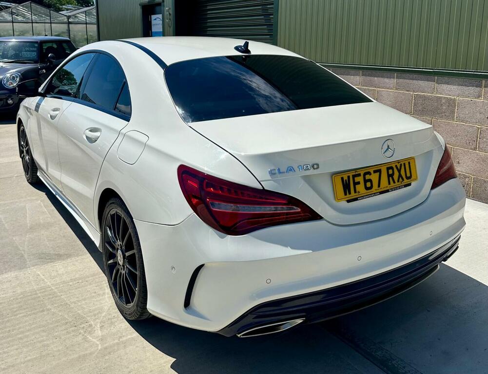 Mercedes-Benz CLA Class Saloon 1.6 Cla180 Amg Line Coupe 7G-dct Euro 6 S WF67RXU White #3