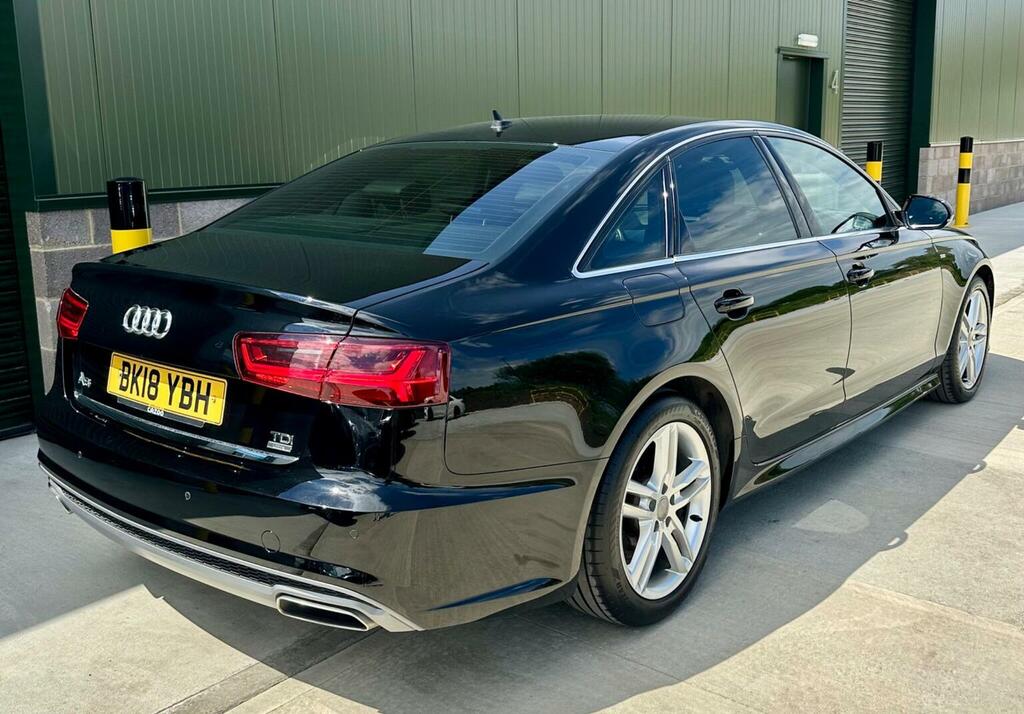 Audi A6 Saloon Saloon 2.0 Tdi Ultra S Line S Tronic Euro 6 Ss BK18YBH Black #2
