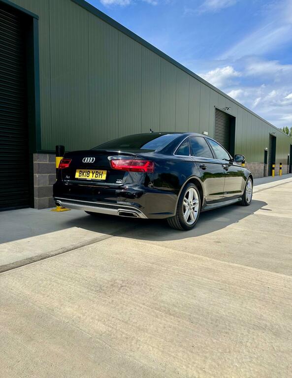 Audi A6 Saloon Saloon 2.0 Tdi Ultra S Line S Tronic Euro 6 Ss BK18YBH Black #6