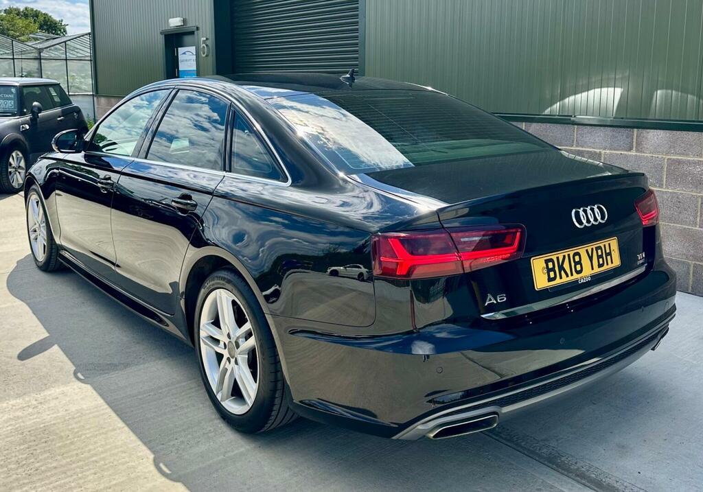 Audi A6 Saloon Saloon 2.0 Tdi Ultra S Line S Tronic Euro 6 Ss BK18YBH Black #5