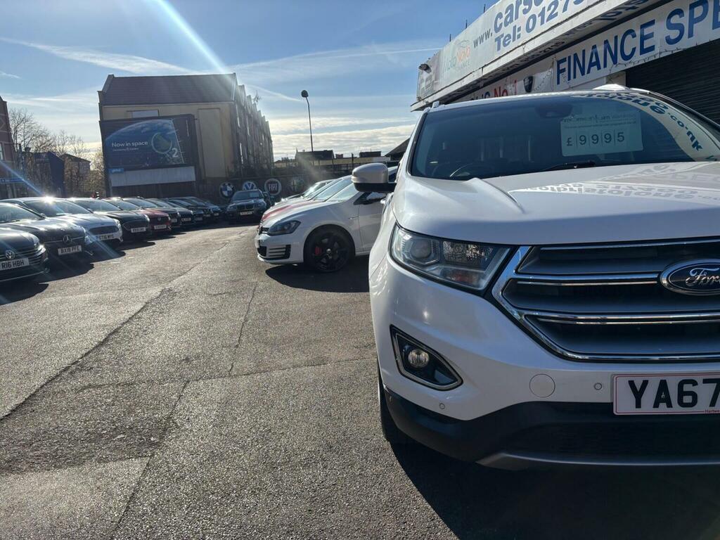 Ford Edge Suv 2.0 Tdci Titanium Powershift Awd Euro 6 Ss YA67SKK White #2