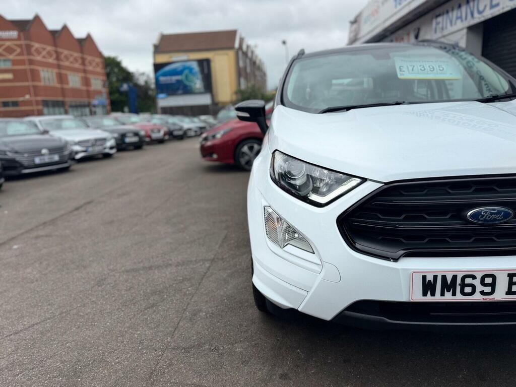 Ford Ecosport Suv 1.0T Ecoboost St-line Euro 6 Ss 20196 WM69BXZ White #2