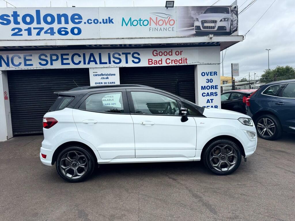 Ford Ecosport Suv 1.0T Ecoboost St-line Euro 6 Ss 20196 WM69BXZ White #6