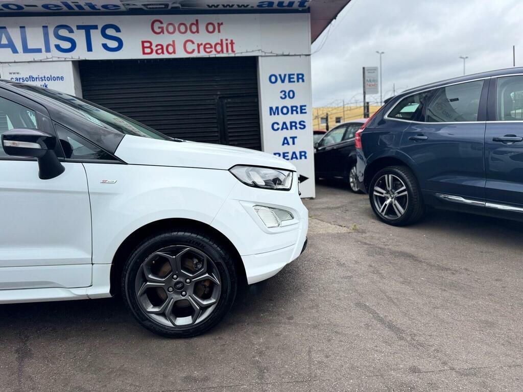 Ford Ecosport Suv 1.0T Ecoboost St-line Euro 6 Ss 20196 WM69BXZ White #4