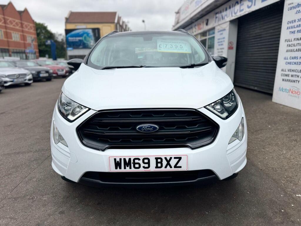 Ford Ecosport Suv 1.0T Ecoboost St-line Euro 6 Ss 20196 WM69BXZ White #3