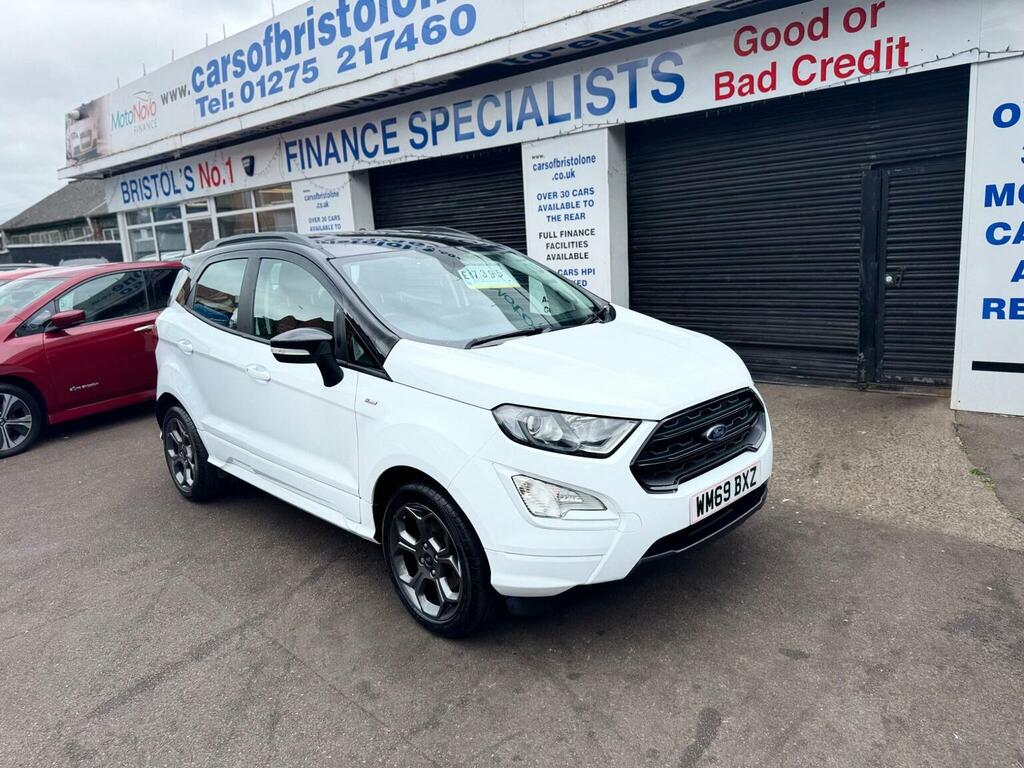 Ford Ecosport Suv 1.0T Ecoboost St-line Euro 6 Ss 20196 White