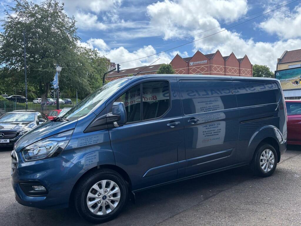 Ford Transit Custom 2.0 300 Ecoblue Limited L2 H1 Euro 6 Ss BD20LFZ Blue #4