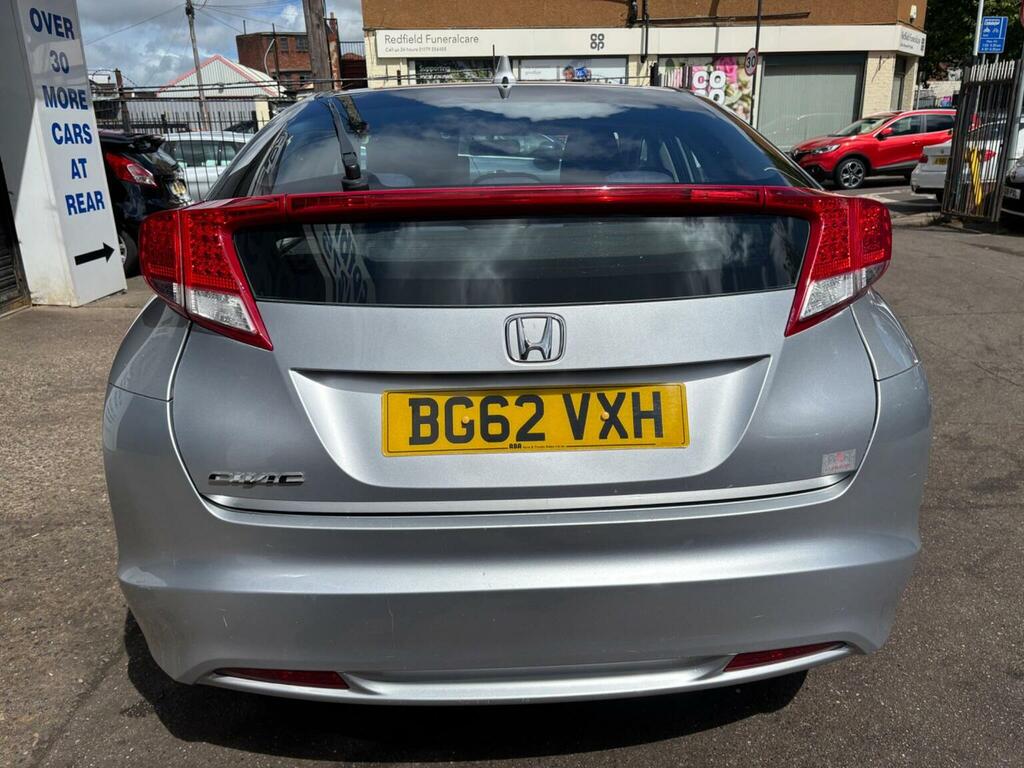 Honda Civic Hatchback 1.4 I-vtec Se-t Euro 5 Ss 20126 Silver #5