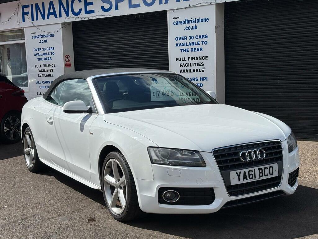 Audi A5 2.0 Tfsi S Line Euro 5 Ss White