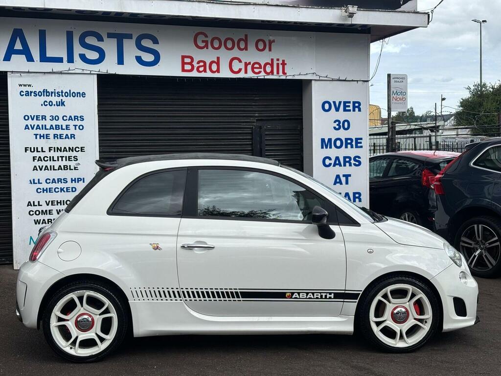 Abarth 500 Convertible 1.4 T-jet Euro 5 201160 White #2