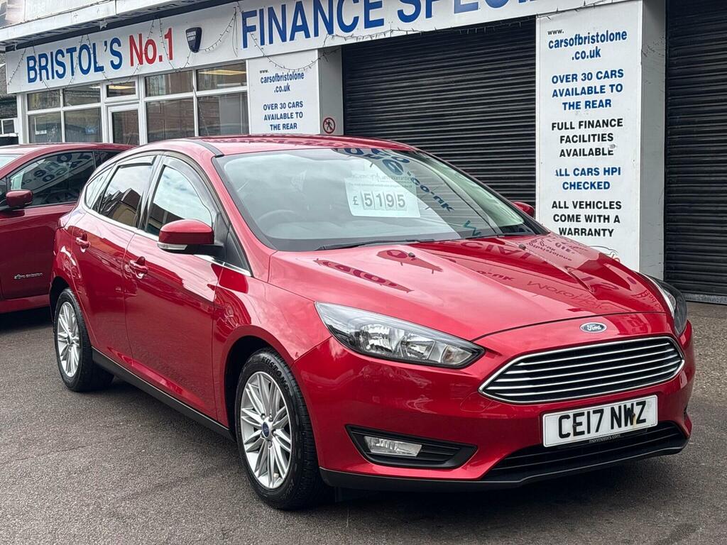 Ford Focus Hatchback 1.0T Ecoboost Zetec Edition Euro 6 Ss CE17NWZ Red