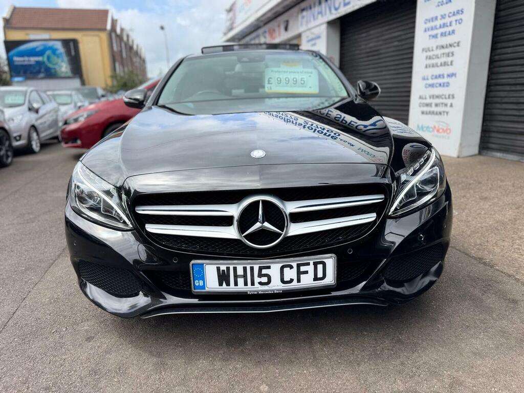 Mercedes-Benz C Class 2.1 C220d Sport Premium Plus 7G-tronic Euro 6 Black #2