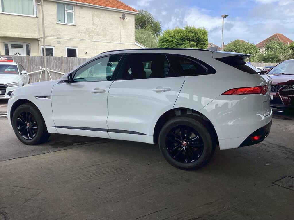 Jaguar F-Pace Suv 2.0 D180 R-sport Awd Euro 6 Ss 20 KY67VCJ White #5