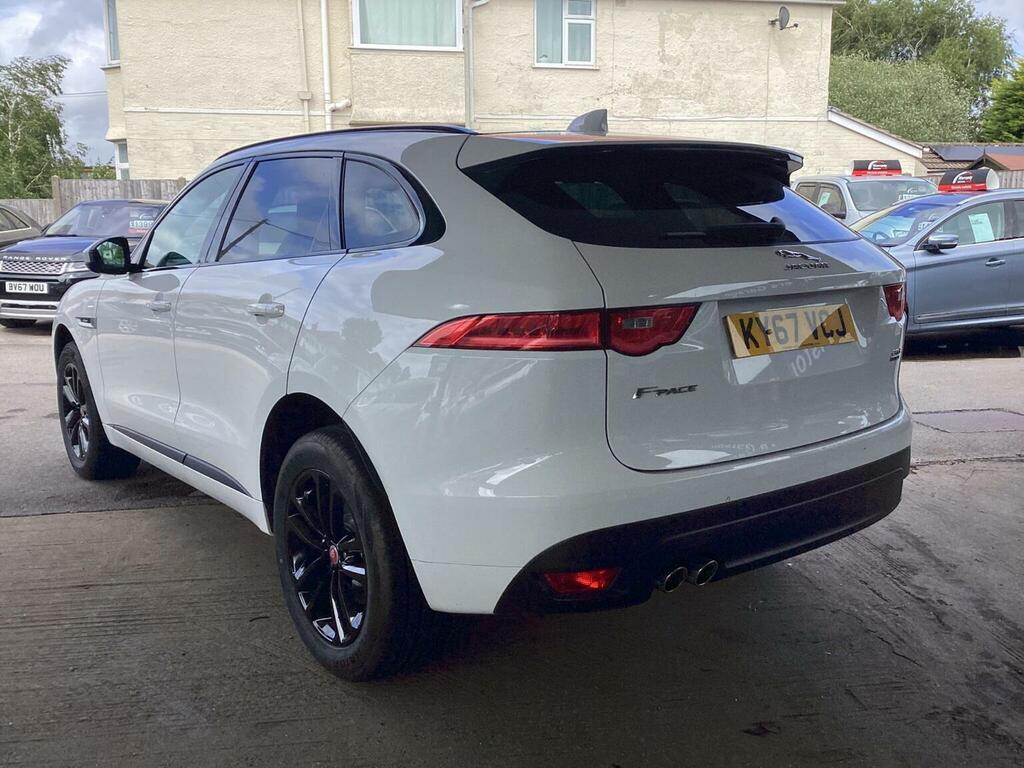 Jaguar F-Pace Suv 2.0 D180 R-sport Awd Euro 6 Ss 20 KY67VCJ White #4