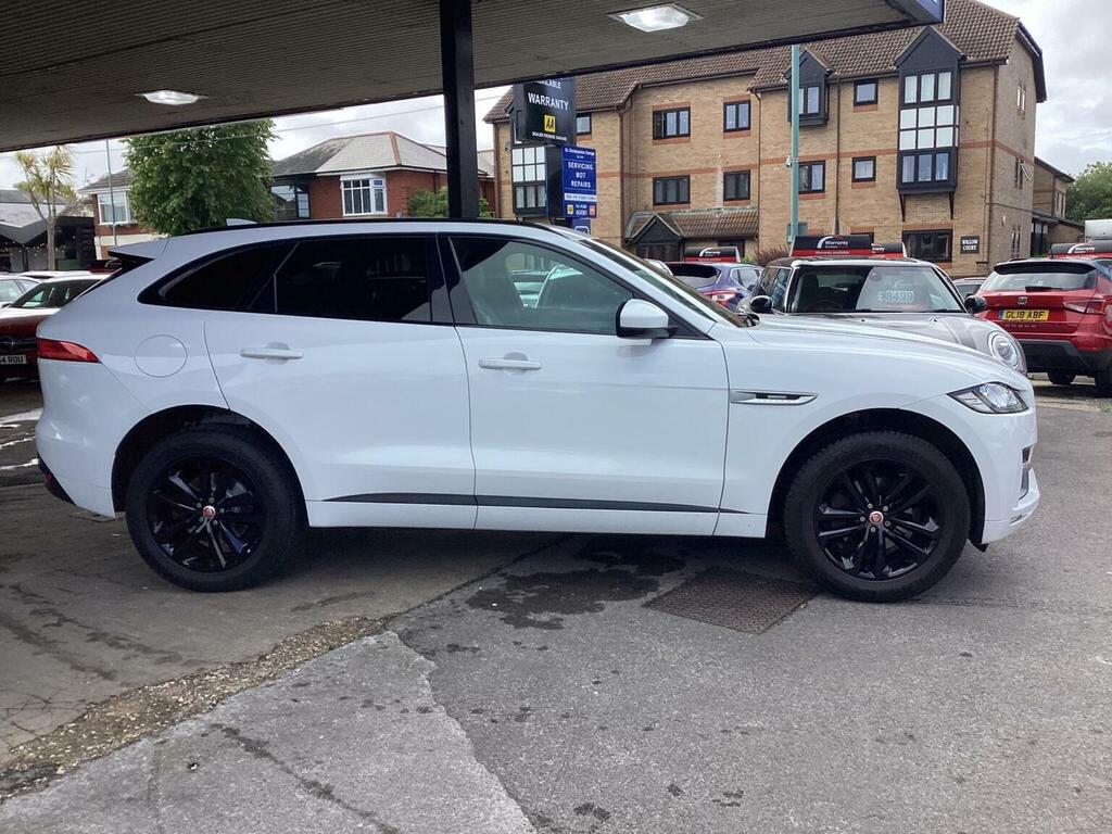 Jaguar F-Pace Suv 2.0 D180 R-sport Awd Euro 6 Ss 20 KY67VCJ White #2
