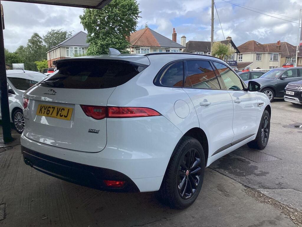 Jaguar F-Pace Suv 2.0 D180 R-sport Awd Euro 6 Ss 20 KY67VCJ White #3