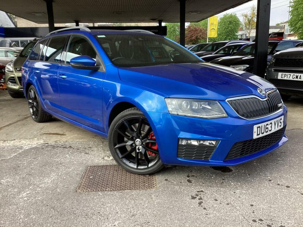 Skoda Octavia Estate 2.0 Tdi Vrs Dsg Euro 5 Ss 201363 Blue