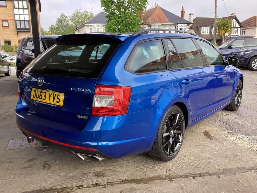 Skoda Octavia Estate 2.0 Tdi Vrs Dsg Euro 5 Ss 201363 Blue #5