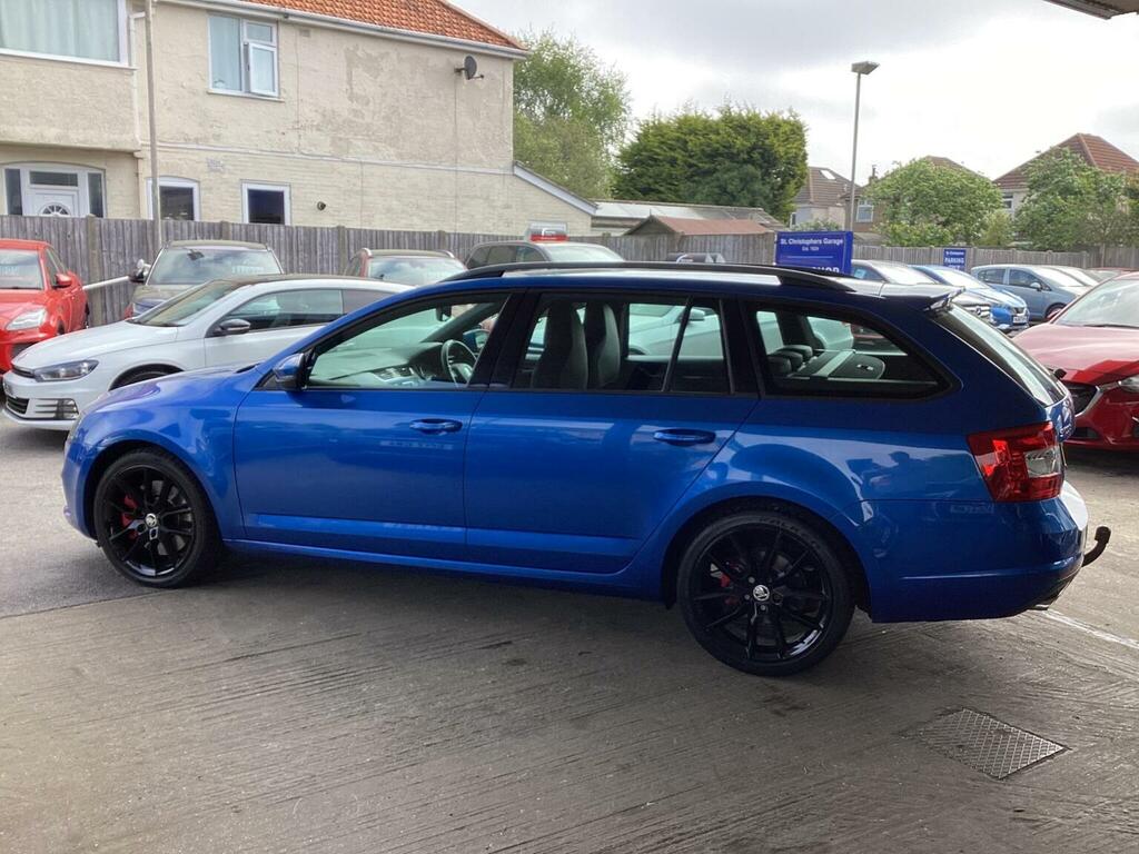 Skoda Octavia Estate 2.0 Tdi Vrs Dsg Euro 5 Ss 201363 Blue #6