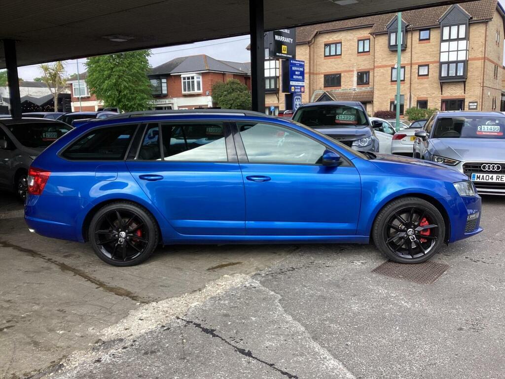 Skoda Octavia Estate 2.0 Tdi Vrs Dsg Euro 5 Ss 201363 Blue #2