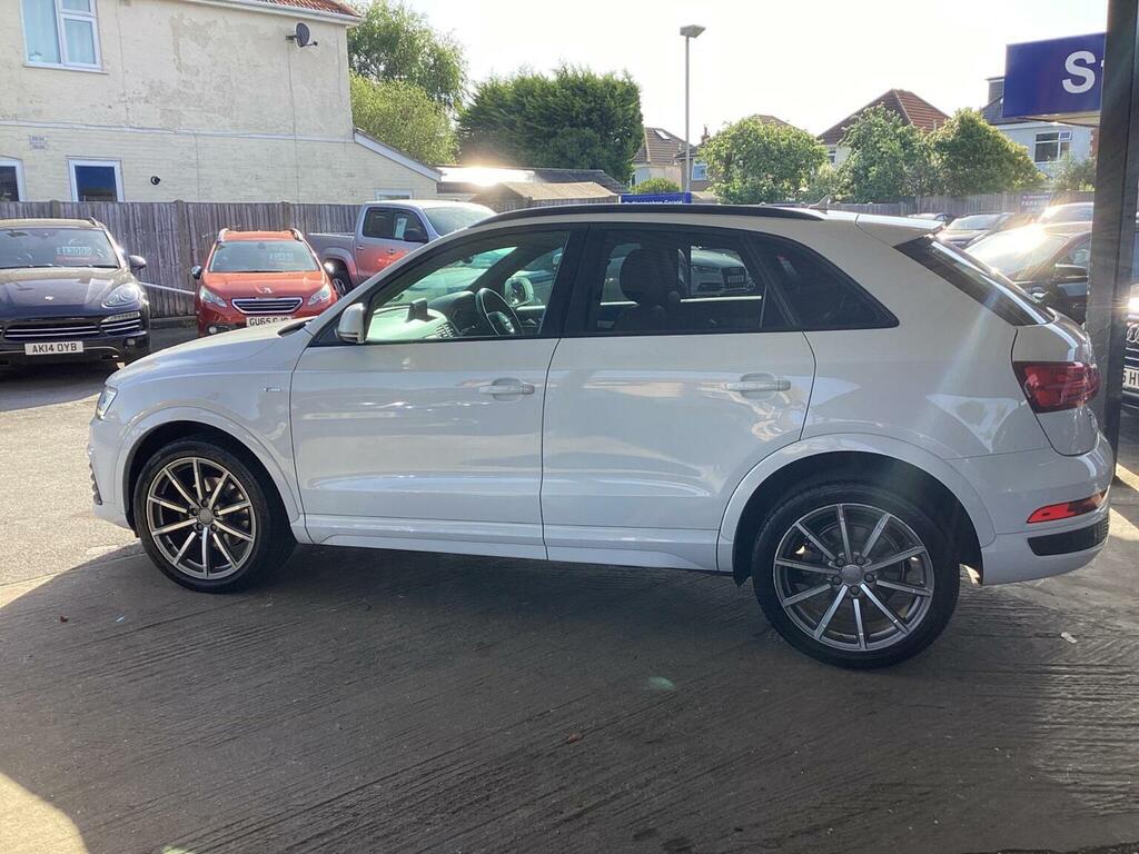 Audi Q3 Suv 2.0 Tdi S Line Plus S Tronic Quattro Euro 6 S YJ65PEX White #5