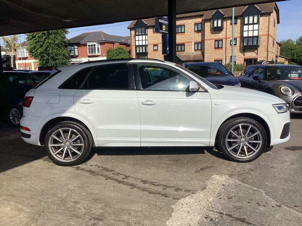 Audi Q3 Suv 2.0 Tdi S Line Plus S Tronic Quattro Euro 6 S YJ65PEX White #2