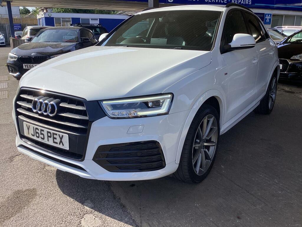 Audi Q3 Suv 2.0 Tdi S Line Plus S Tronic Quattro Euro 6 S YJ65PEX White #6