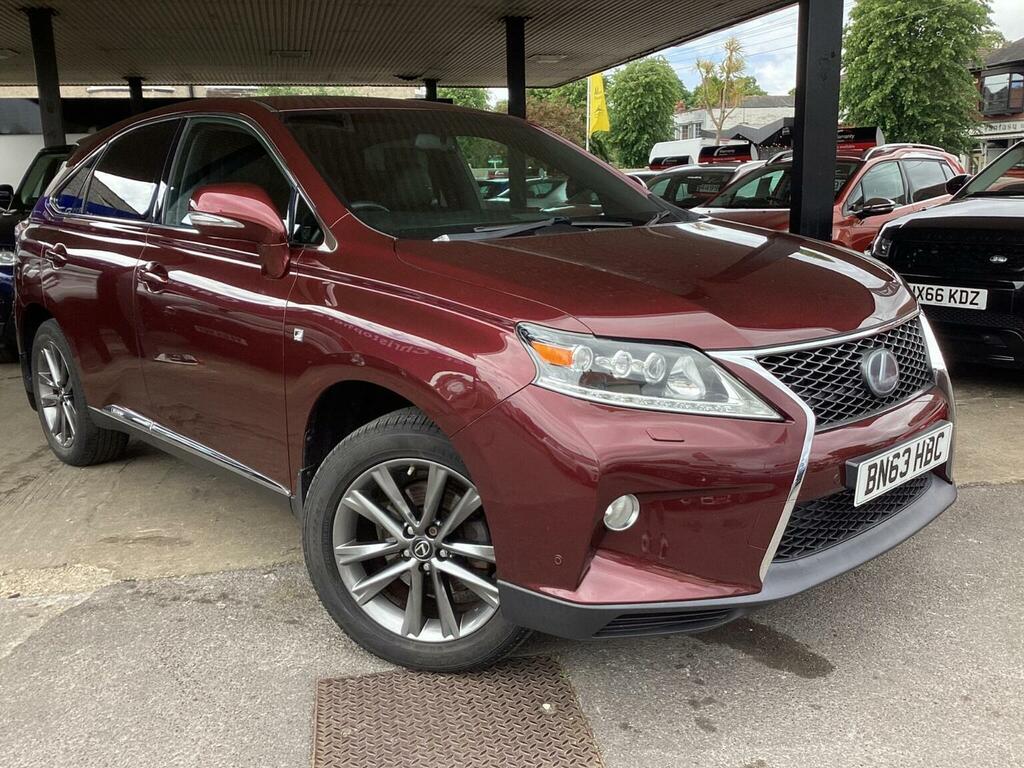 Lexus RX 3.5 450H V6 F Sport Cvt 4Wd Euro 5 Ss Red