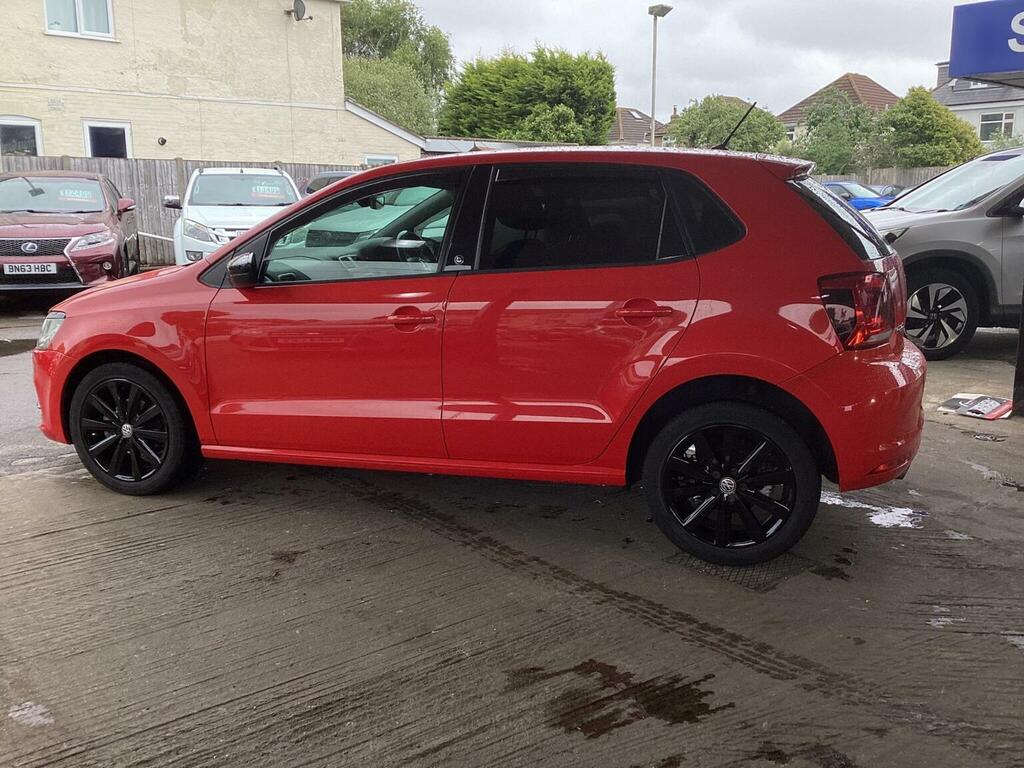 Volkswagen Polo Hatchback 1.2 Tsi Bluemotion Tech Beats Hatchback FJ66MBU Red #6