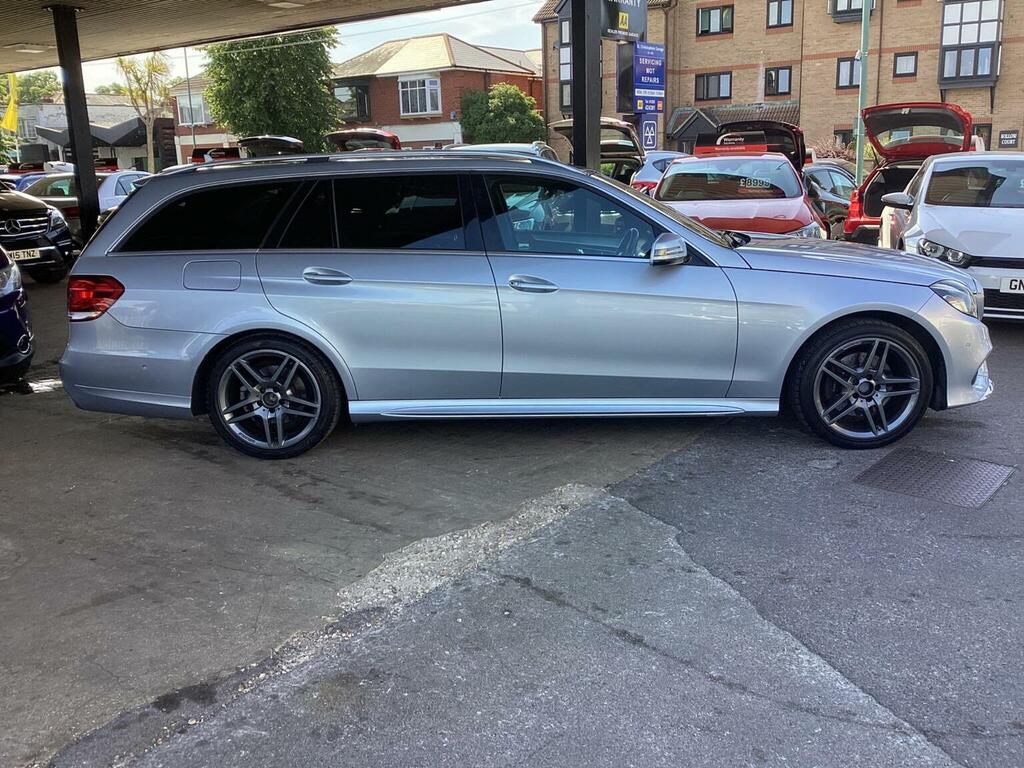 Mercedes-Benz E Class Estate 2.1 E220 Bluetec Amg Line G-tronic Euro 6 KN15FDY Silver #2