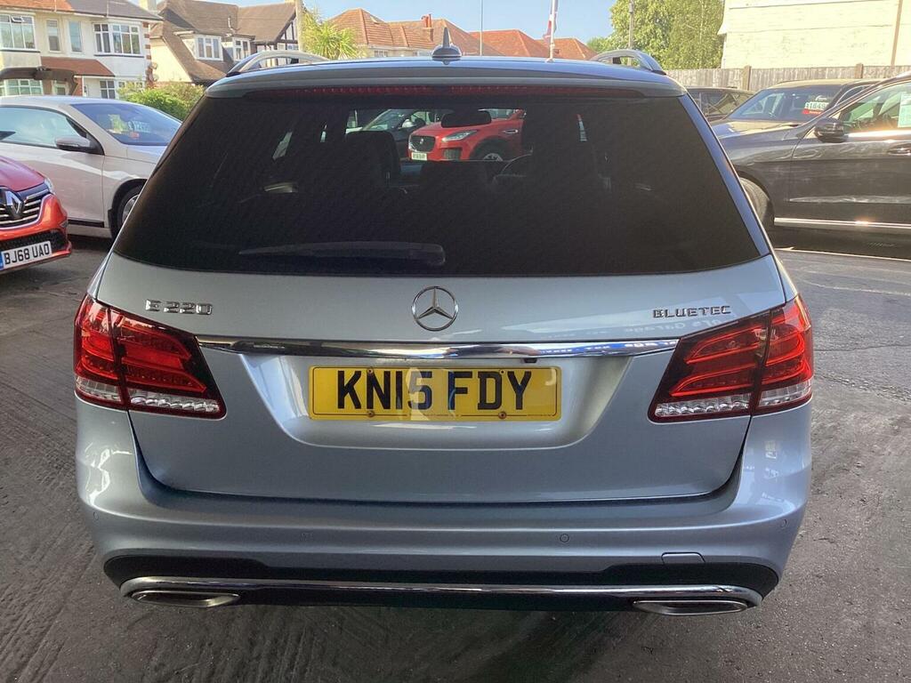 Mercedes-Benz E Class Estate 2.1 E220 Bluetec Amg Line G-tronic Euro 6 KN15FDY Silver #4