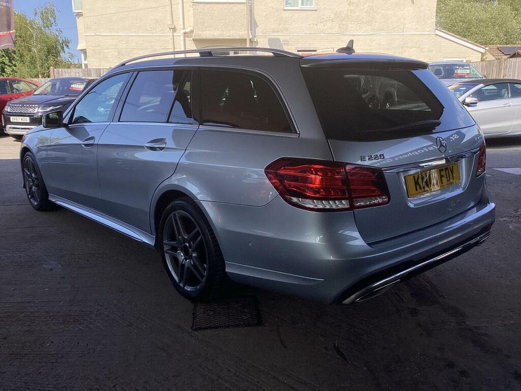 Mercedes-Benz E Class Estate 2.1 E220 Bluetec Amg Line G-tronic Euro 6 KN15FDY Silver #5