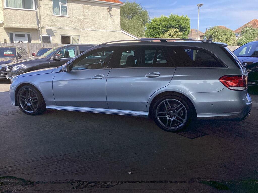 Mercedes-Benz E Class Estate 2.1 E220 Bluetec Amg Line G-tronic Euro 6 KN15FDY Silver #6