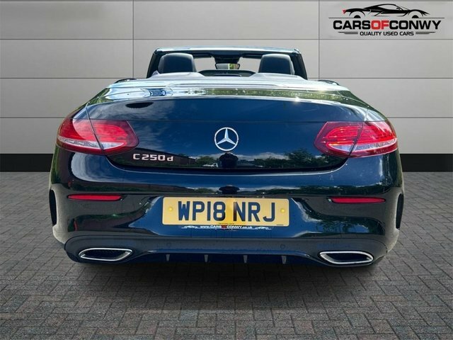 Mercedes-Benz C Class 2.1 C250d Amg Line Premium Plus Cabriolet Di WP18NRJ Black #6