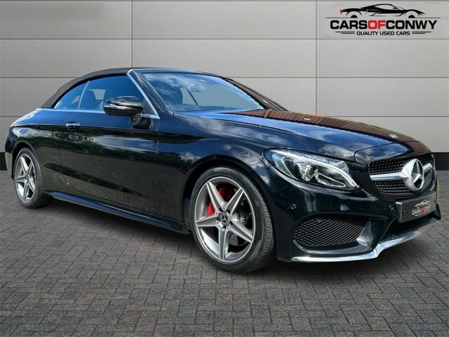 Mercedes-Benz C Class 2.1 C250d Amg Line Premium Plus Cabriolet Di WP18NRJ Black #2