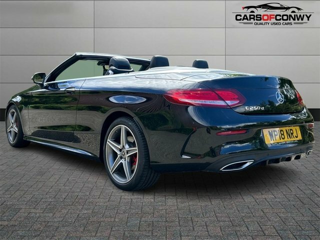 Mercedes-Benz C Class 2.1 C250d Amg Line Premium Plus Cabriolet Di WP18NRJ Black #5