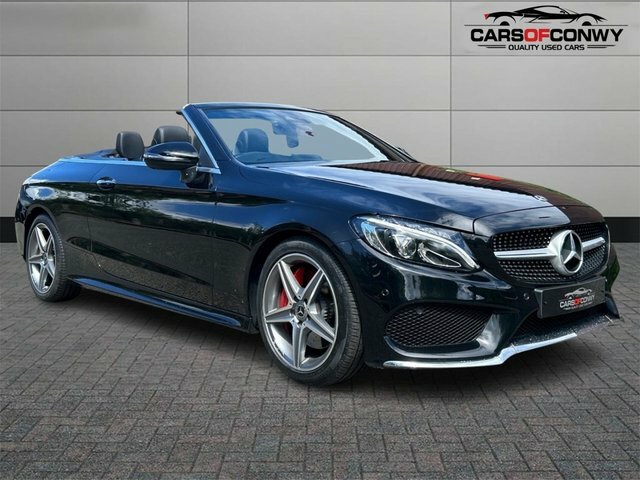 Mercedes-Benz C Class 2.1 C250d Amg Line Premium Plus Cabriolet Di Black