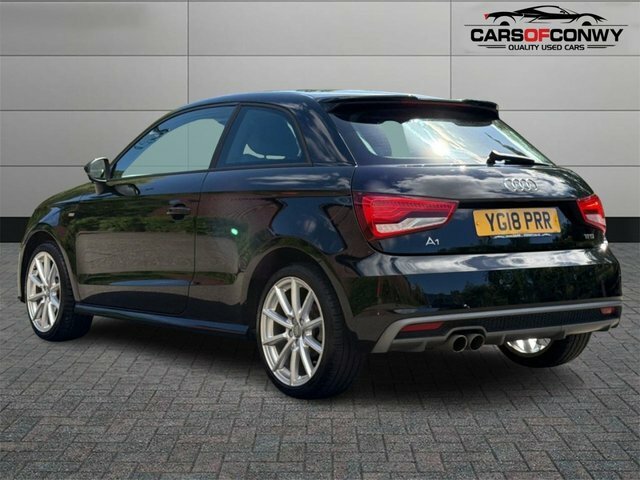 Audi A1 1.4 Tfsi S Line Hatchback Euro 6 YG18PRR Black #5