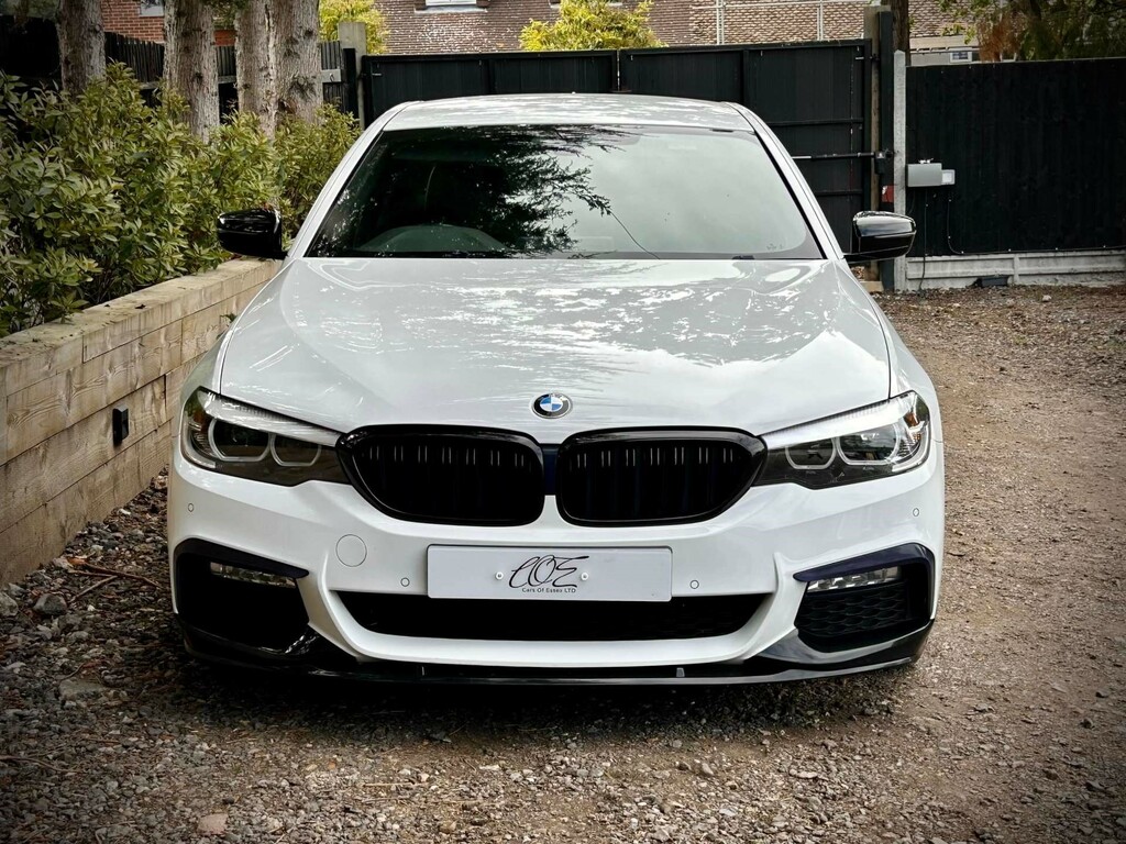 BMW 5 Series 520I M Sport White #3